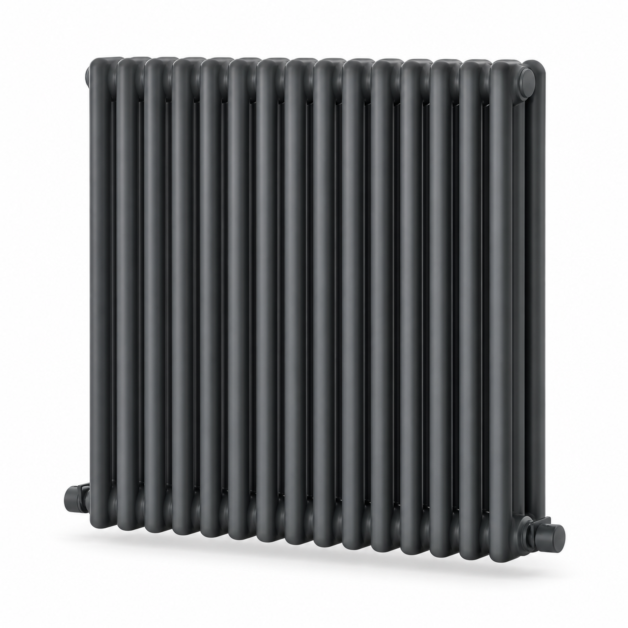 Anthracite horizontal column radiator